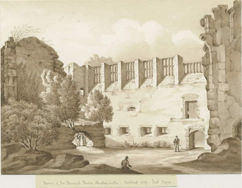 Detail of Dudley Castle - The Keep by Robert Noyes