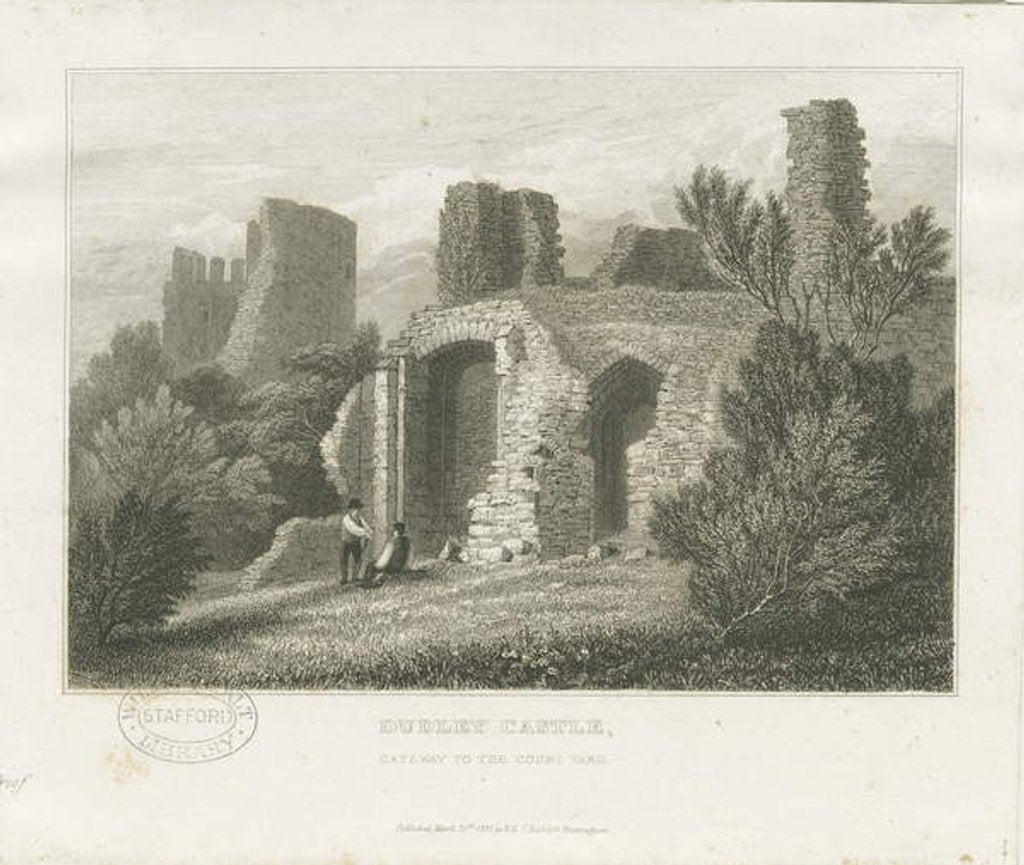 Detail of Dudley Castle - The Keep by William Radclyffe