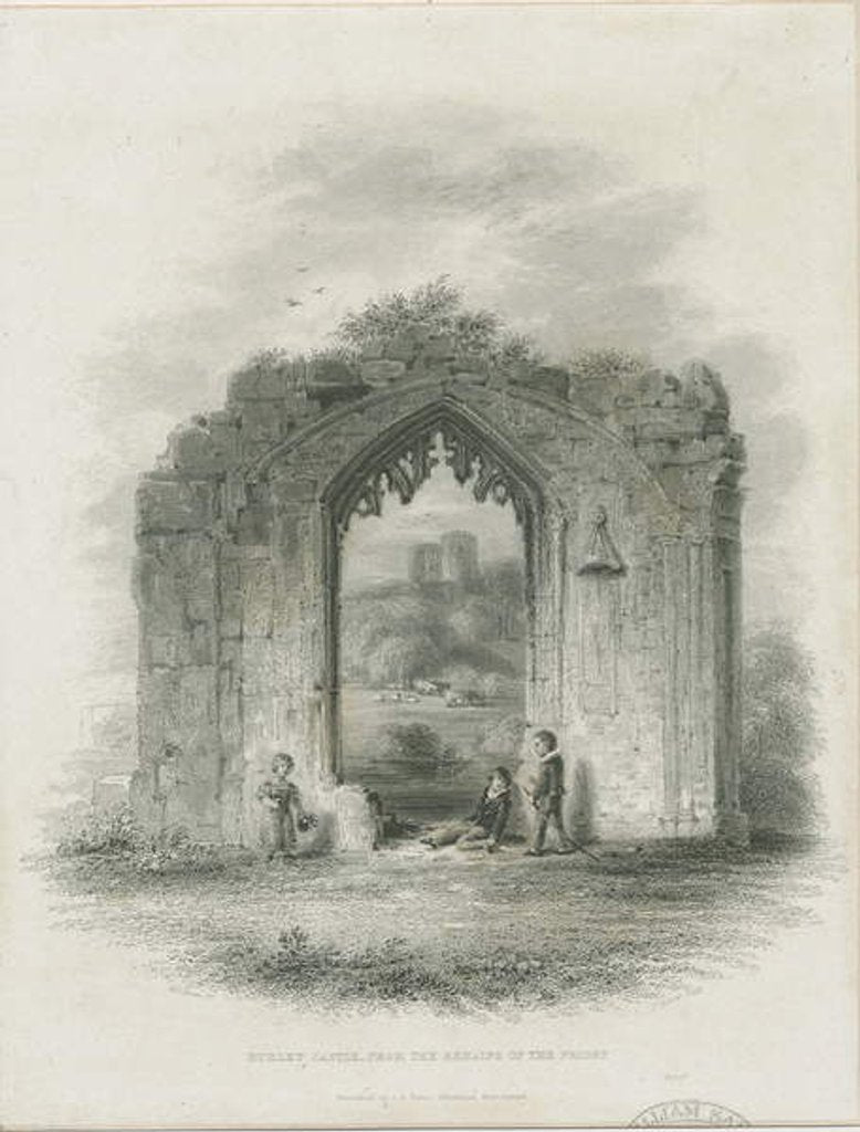 Detail of Dudley Castle - The Keep by Thomas Garner