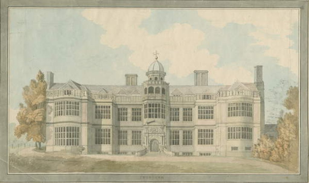 Detail of Ingestre Hall by T Carter