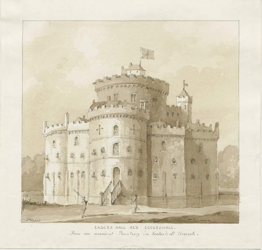 Detail of Eccleshall - 'Eagles Hall' by Thomas Peploe Wood