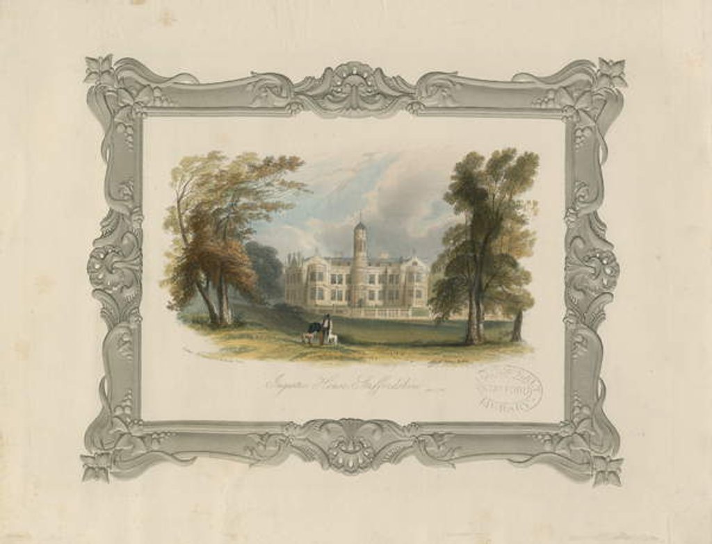 Detail of Ingestre Hall by School English