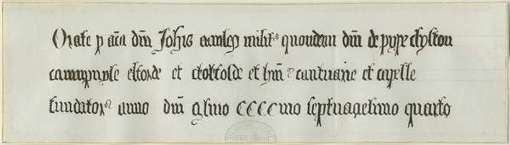 Detail of Elford Church by School English