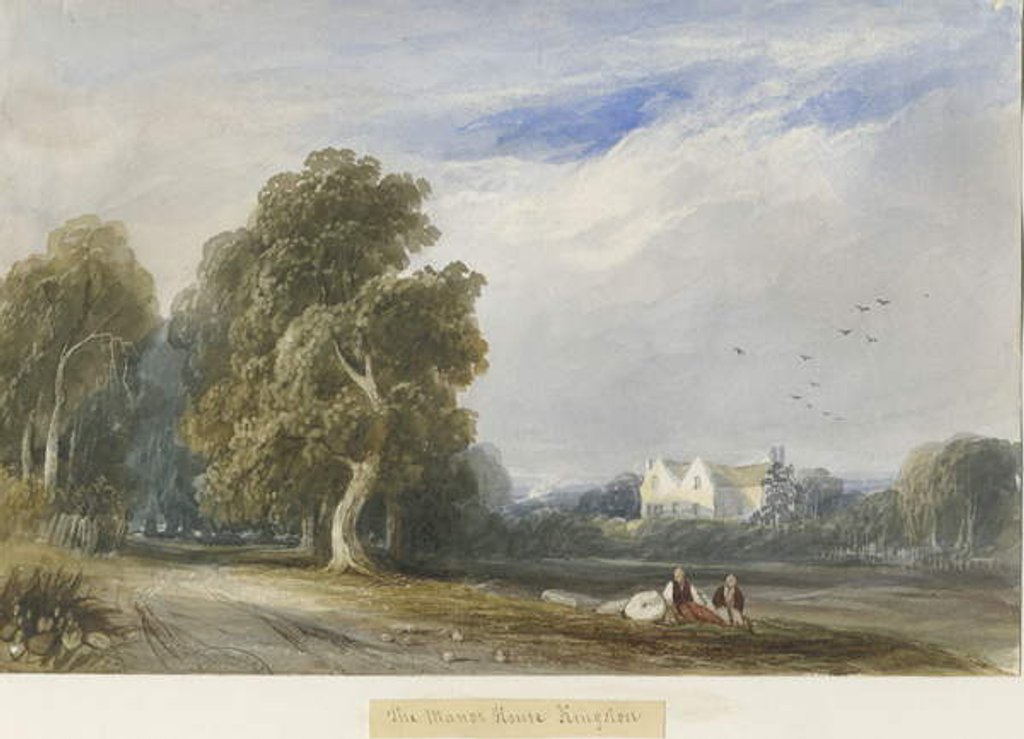 Detail of Kingstone - The Manor House by Lewis John Wood