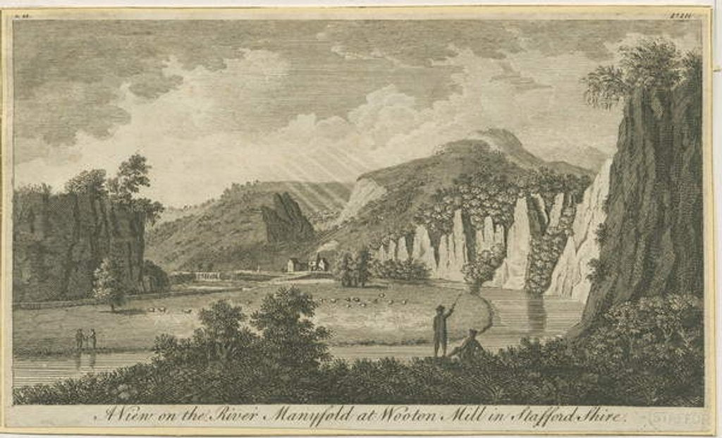 Detail of Wetton - Manifold Valley: engraving, nd [late 18th cent] by School English