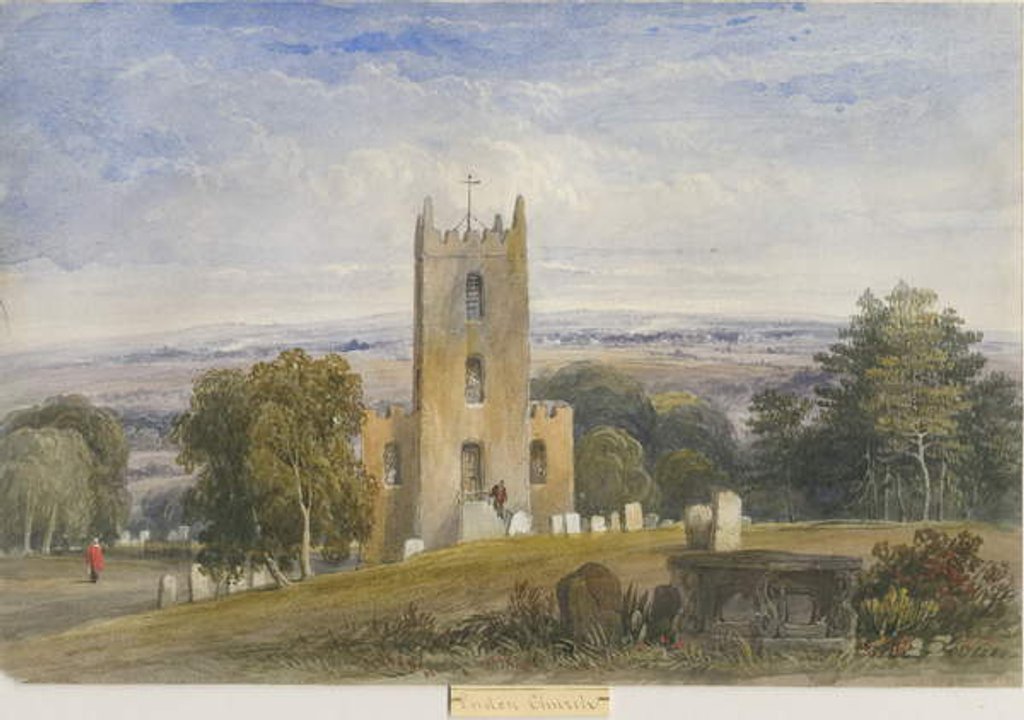 Detail of Endon Church by Lewis John Wood