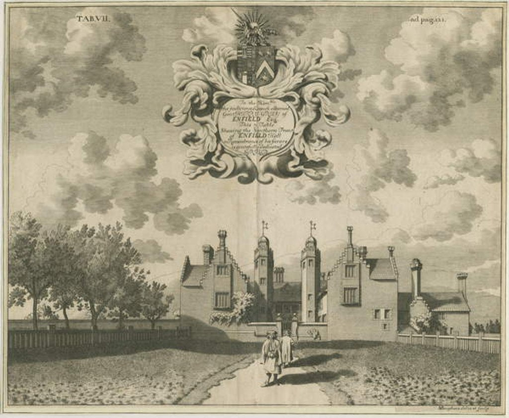 Detail of Enville Hall by Michael Burghers