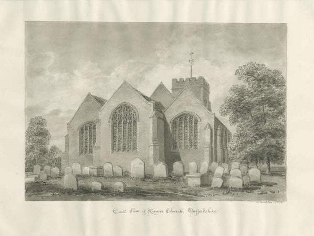 Detail of Kinver Church by John Buckler