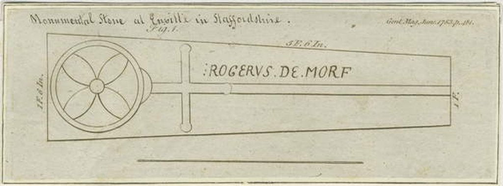 Detail of Enville Church - Monumental Stone by School English