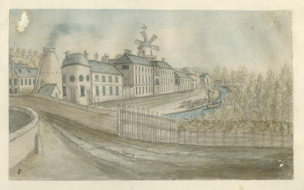 Detail of Etruria - Factory by Stebbing Shaw