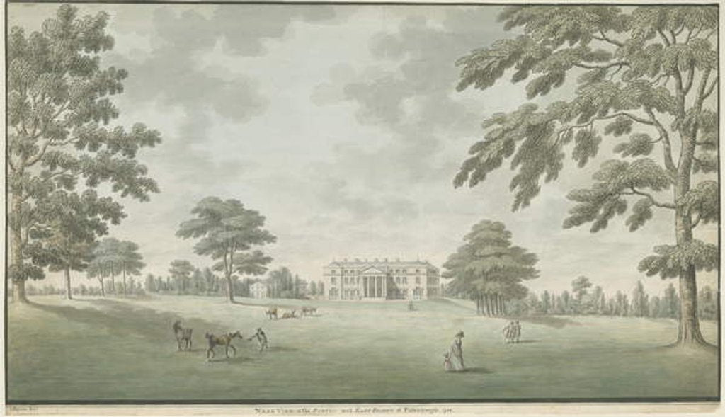 Detail of Fisherwick Hall by School English