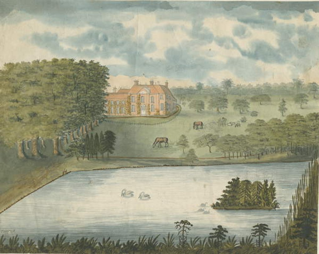 Detail of Freeford Hall by Stebbing Shaw