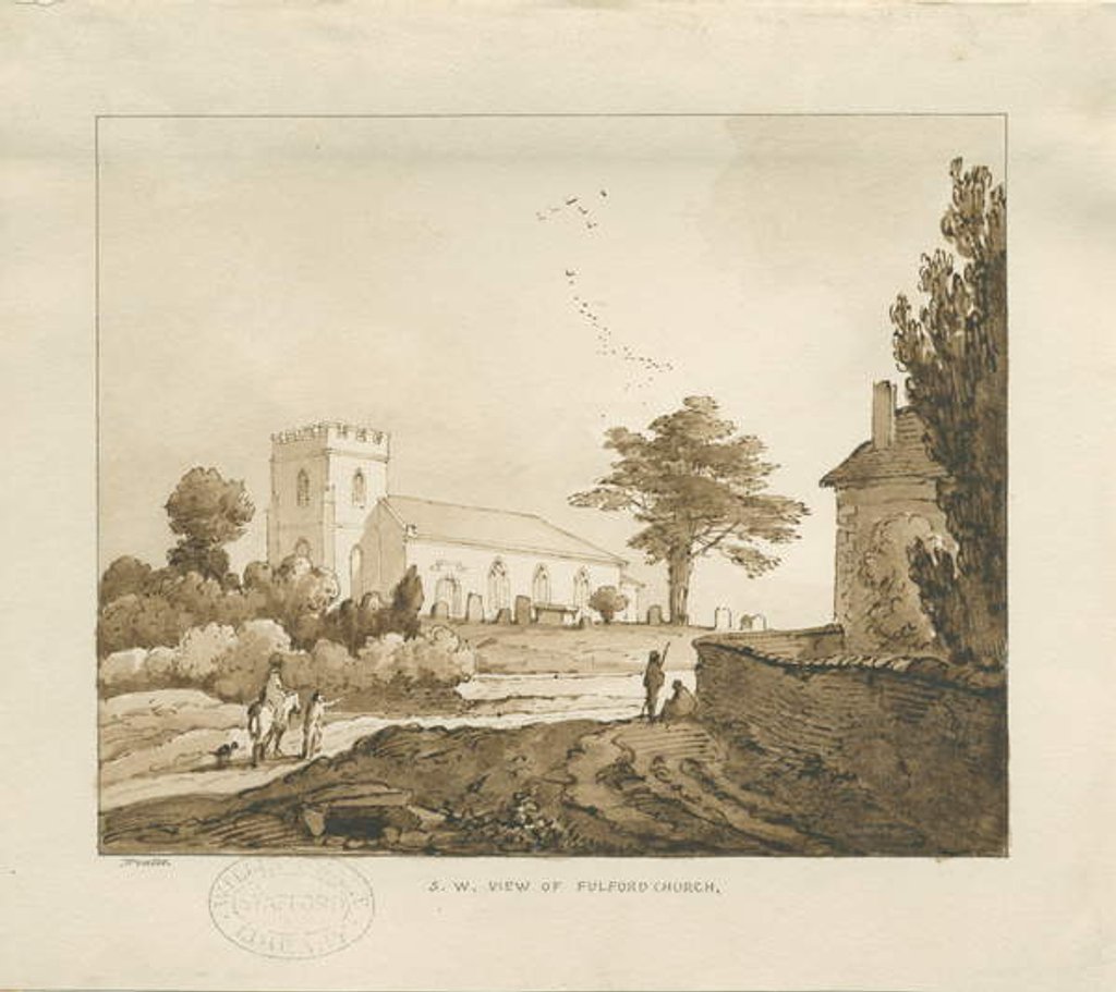 Detail of Fulford Church by Thomas Peploe Wood