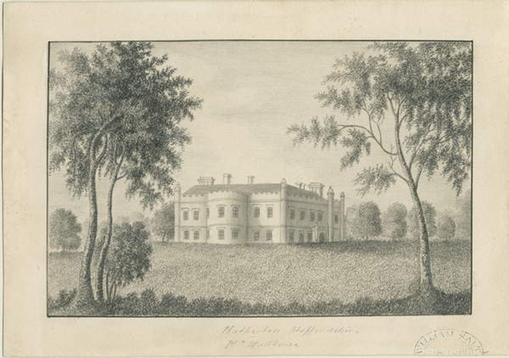 Detail of Hatherton Hall by School English