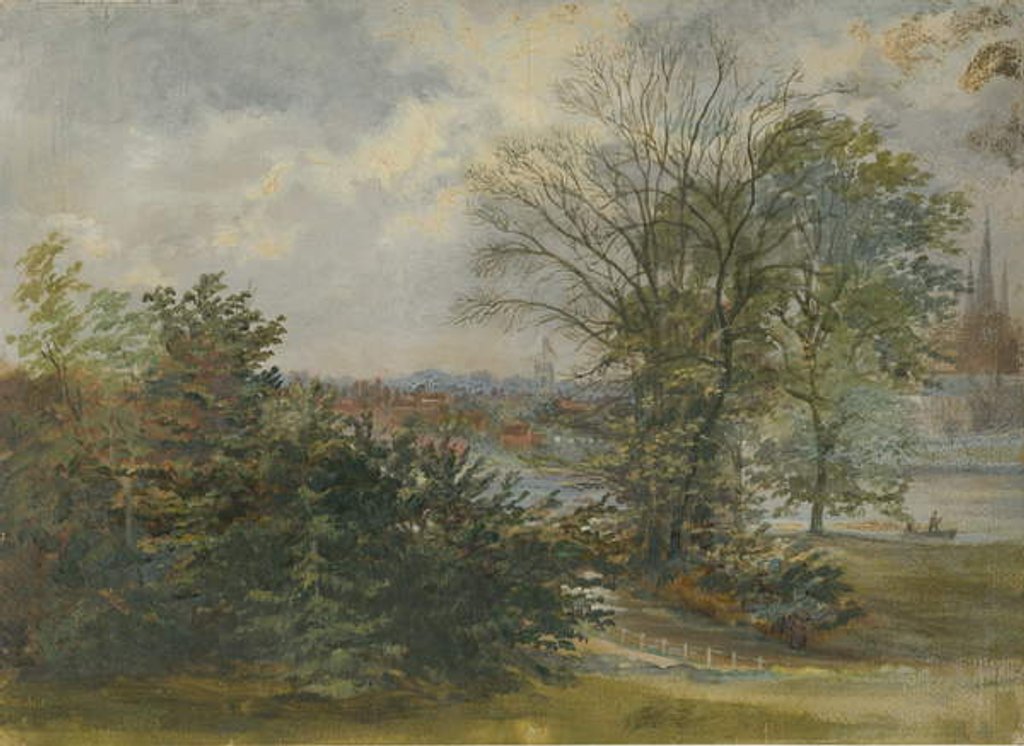 Detail of Lichfield - Distant View: by School English