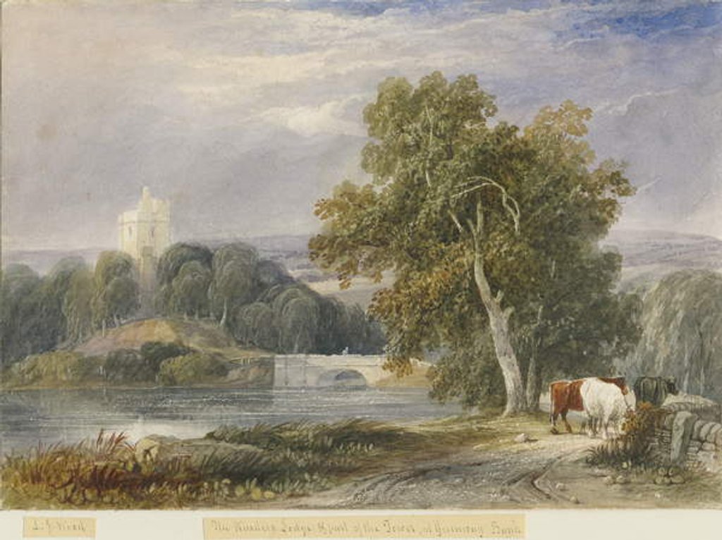 Detail of Greenway Bank - Warder's Lodge and Tower by Lewis John Wood