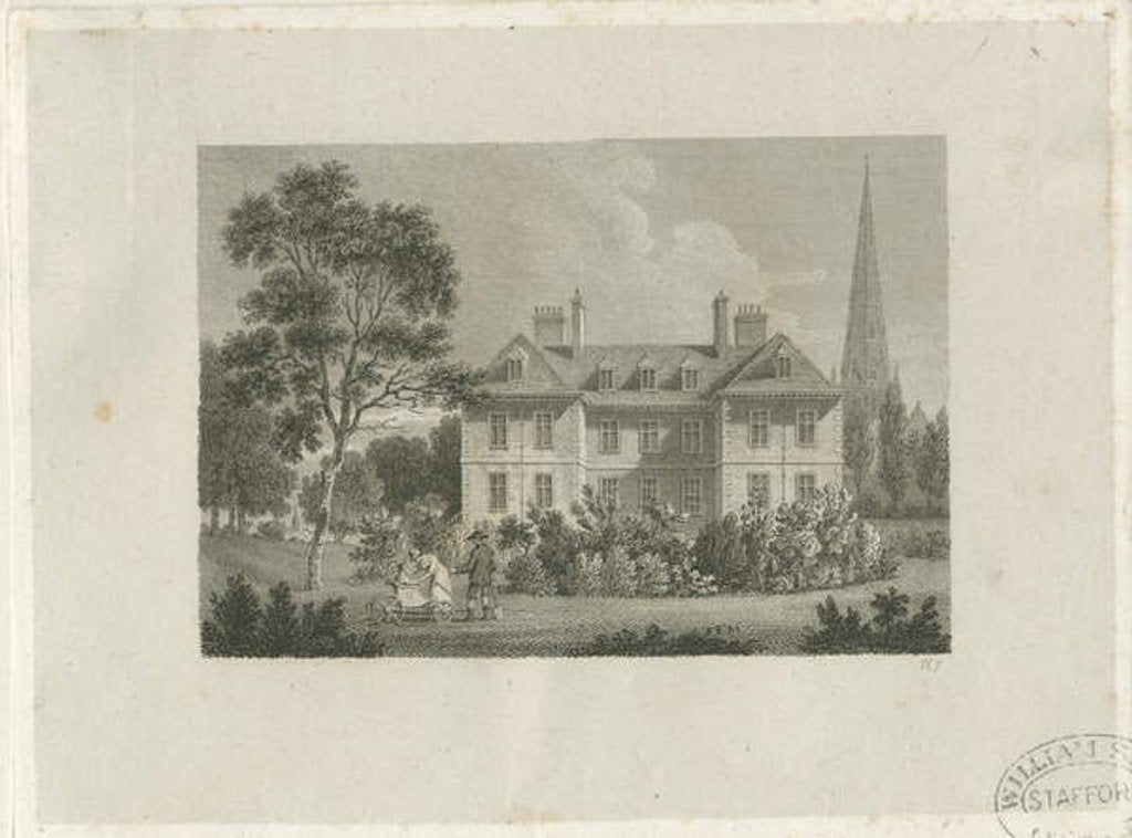 Detail of Lichfield - Bishop's Palace in The Close by James Storer