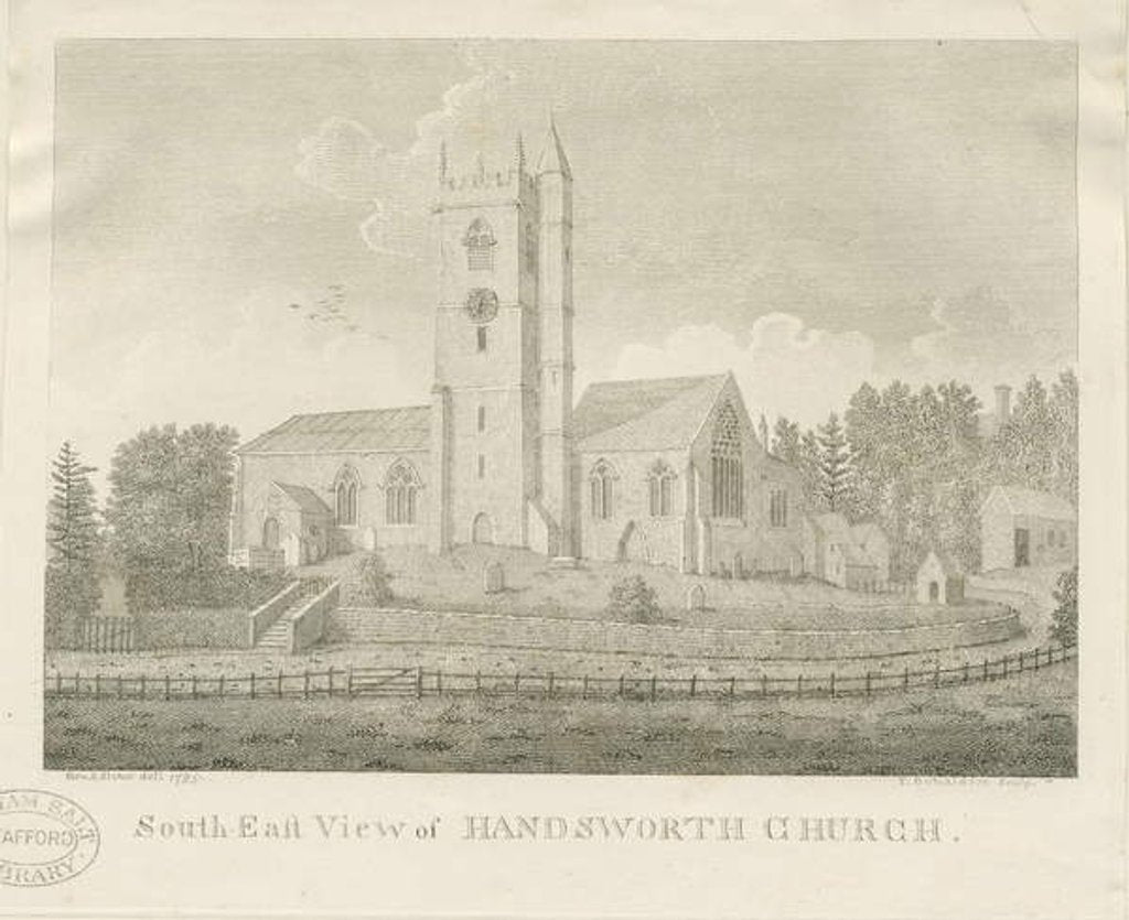 Detail of Handsworth Church by Stebbing Shaw