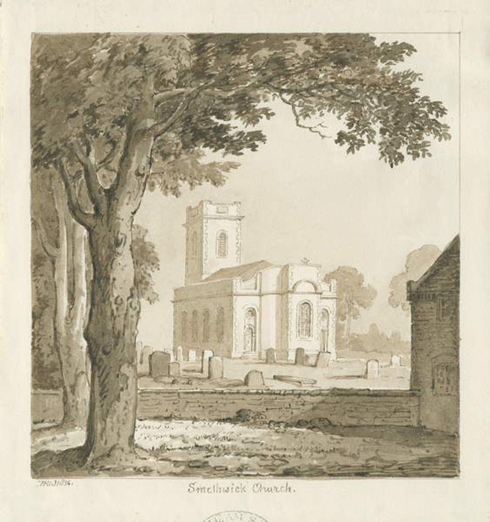 Detail of Smethwick Church by Thomas Peploe Wood