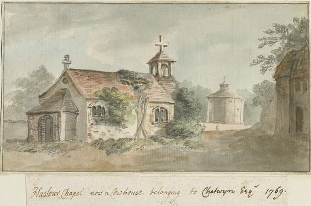 Detail of Haselour Chapel by School English