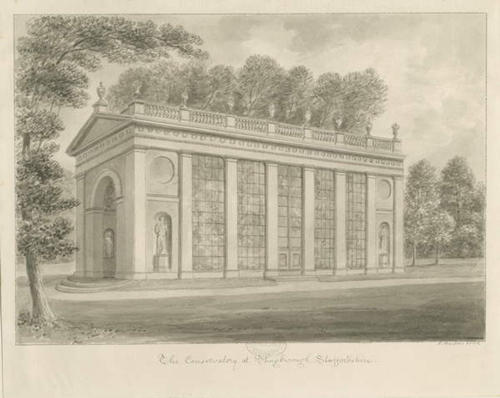 Detail of Shugborough Hall - Conservatory by John Buckler