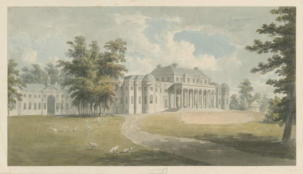 Detail of Shugborough Hall by Edward Dayes