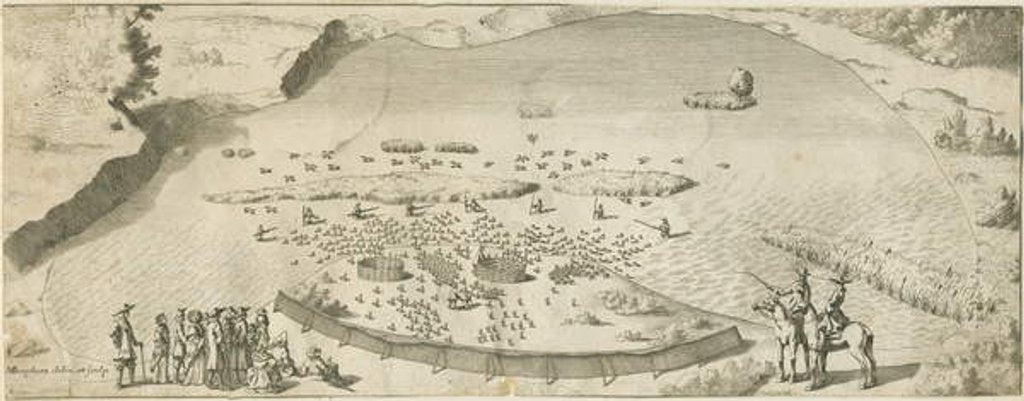 Detail of High Offley - Shebben Pool by Michael Burghers