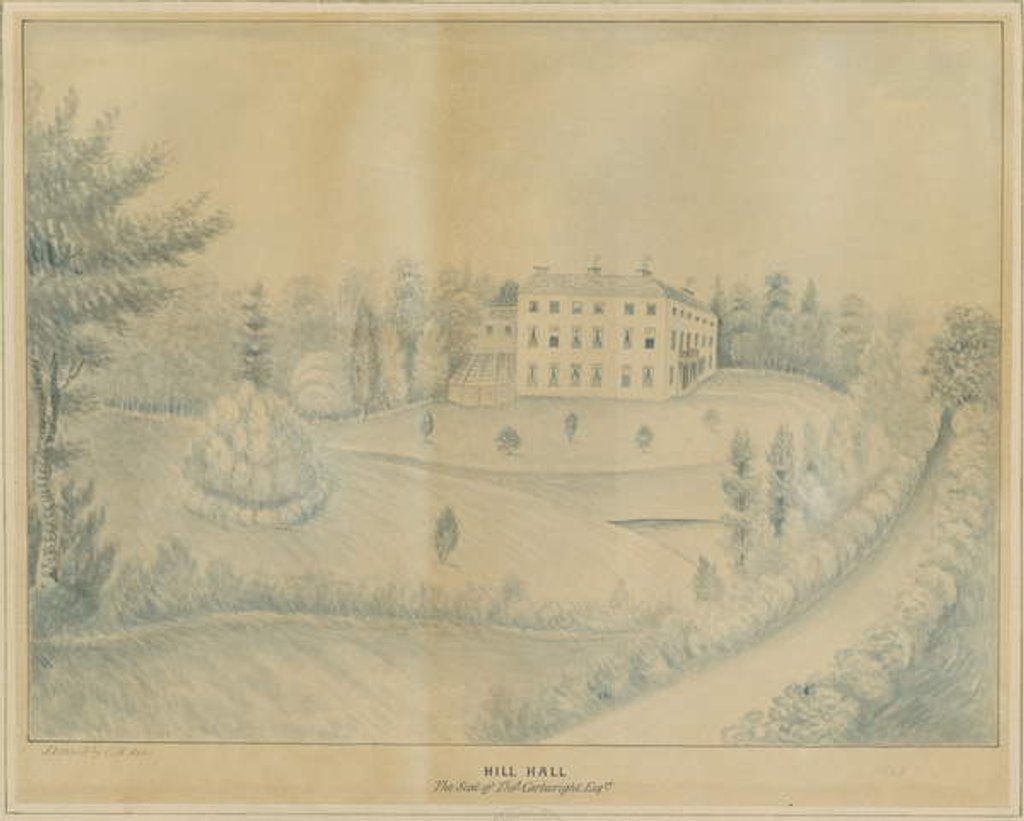 Detail of High Offley - Hill Hall by C.B Ash