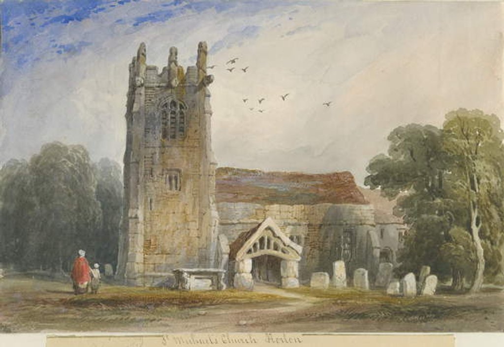 Detail of Horton Church by Lewis John Wood