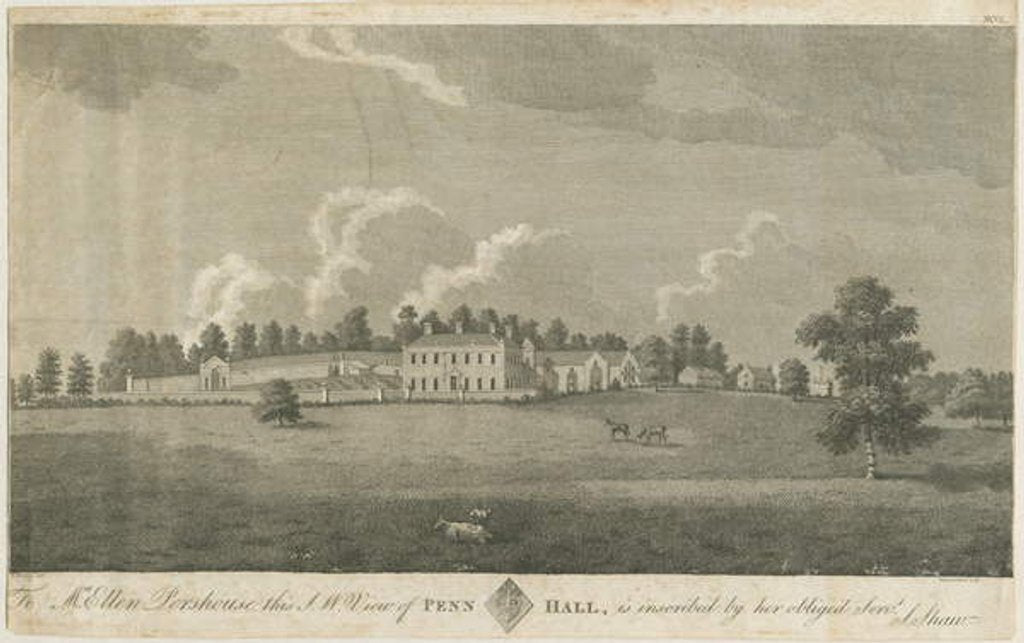 Detail of Penn Hall by Stebbing Shaw