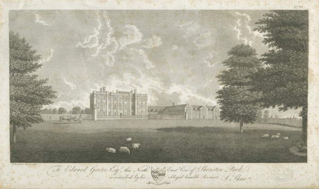Detail of Shenstone Park - Hall: engraving, nd [late 18th cent] by Stebbing Shaw