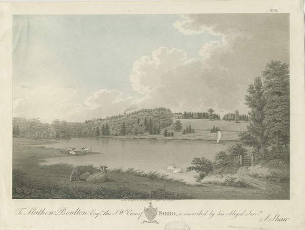 Detail of Soho - [Matthew Boulton's] House by Stebbing Shaw