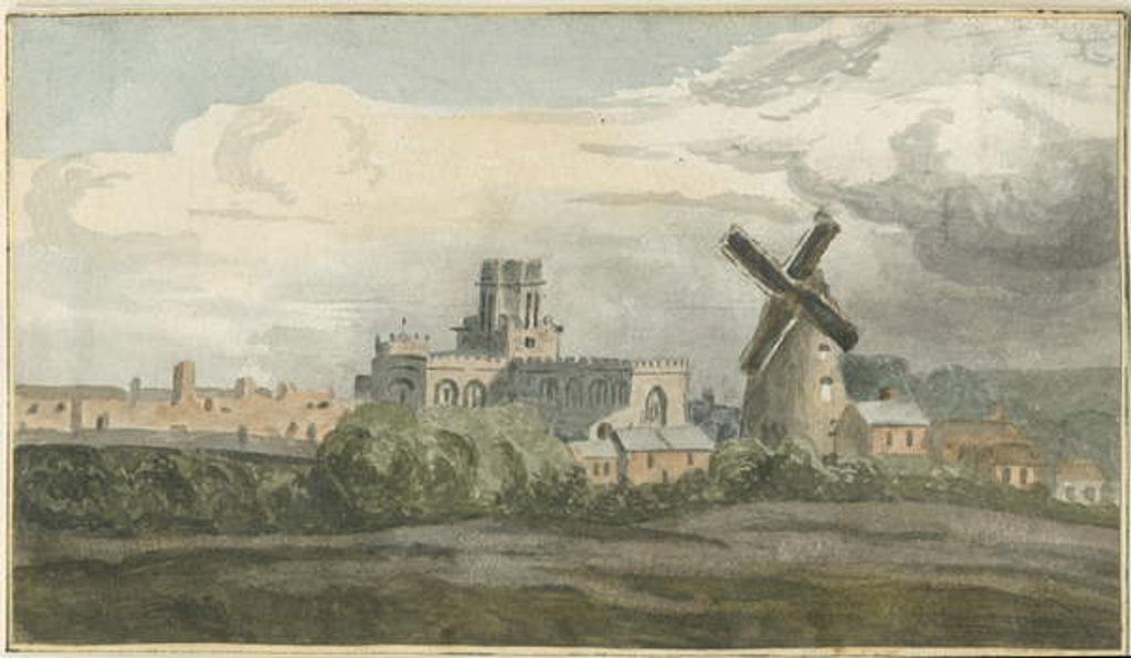 Detail of Stafford - North West View by School English