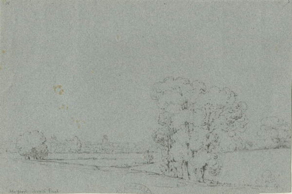 Detail of Stafford - North East View by School English