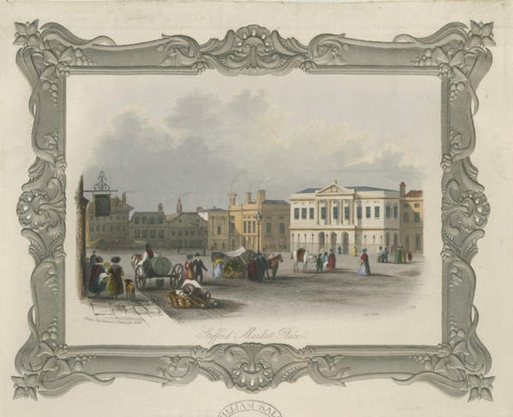 Detail of Stafford - Market Place by School English