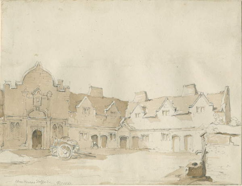 Detail of Stafford - Alms Houses by Thomas Peploe Wood