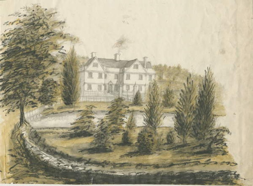 Detail of Madeley - Old House: water colour drawing by Stebbing Shaw