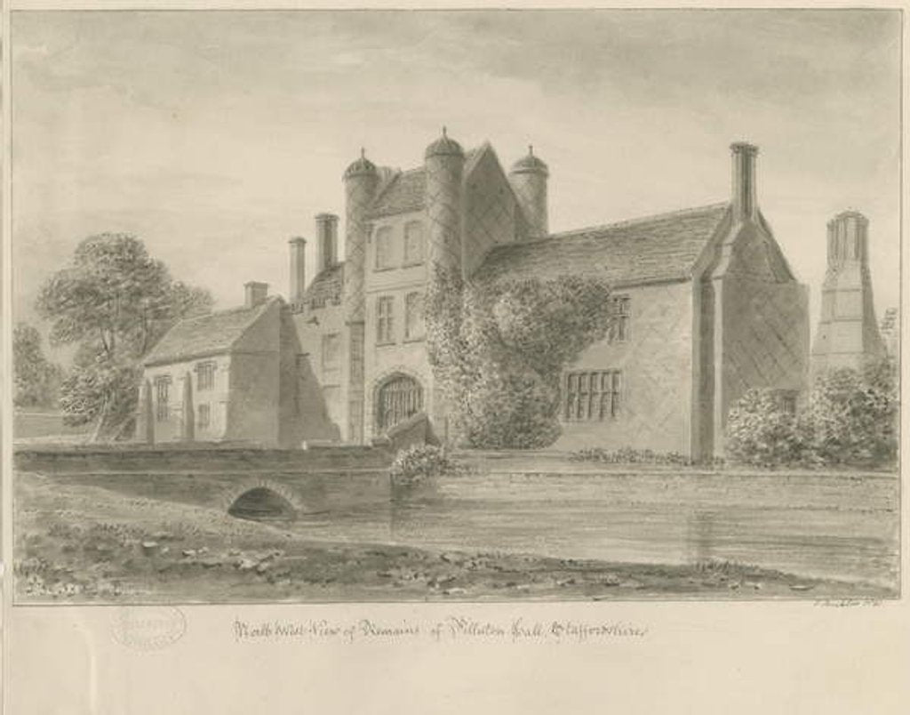 Detail of Pillaton Hall by John Buckler