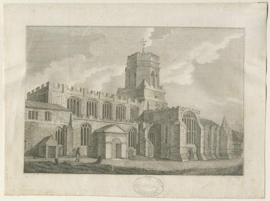 Detail of Stafford - St. Mary's Church by Stebbing Shaw