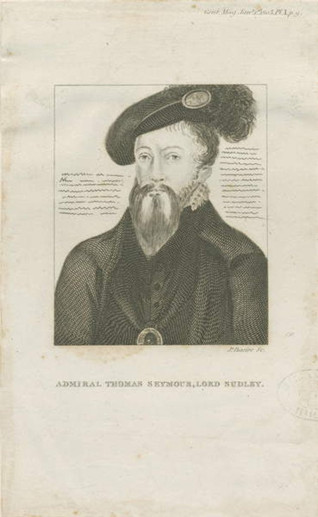 Detail of Hill Ridware - Portrait of Admiral Thomas Seymore, Lord Sudley by School English