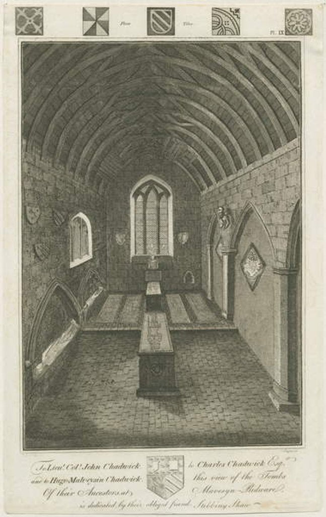 Detail of Mavesyn Ridware - Mortuary Chapel of the Mavesyns by Charles Chadwick