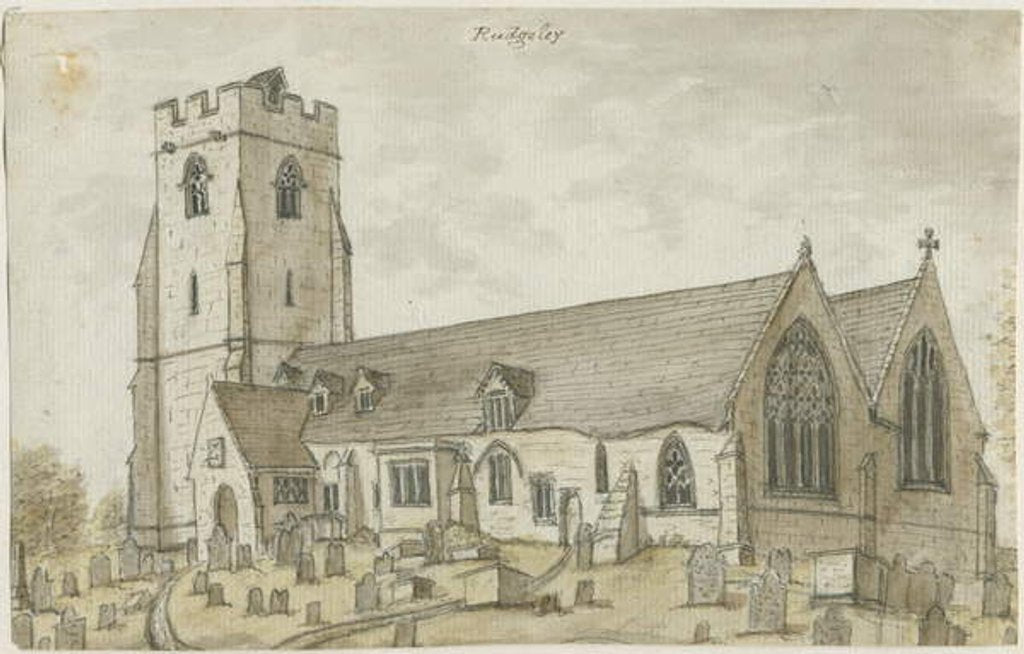 Detail of Rugeley Church by Stebbing Shaw