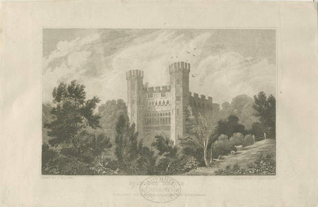 Detail of Castle Church - Stafford Castle: engraving, nd [1830] by Frederick Calvert