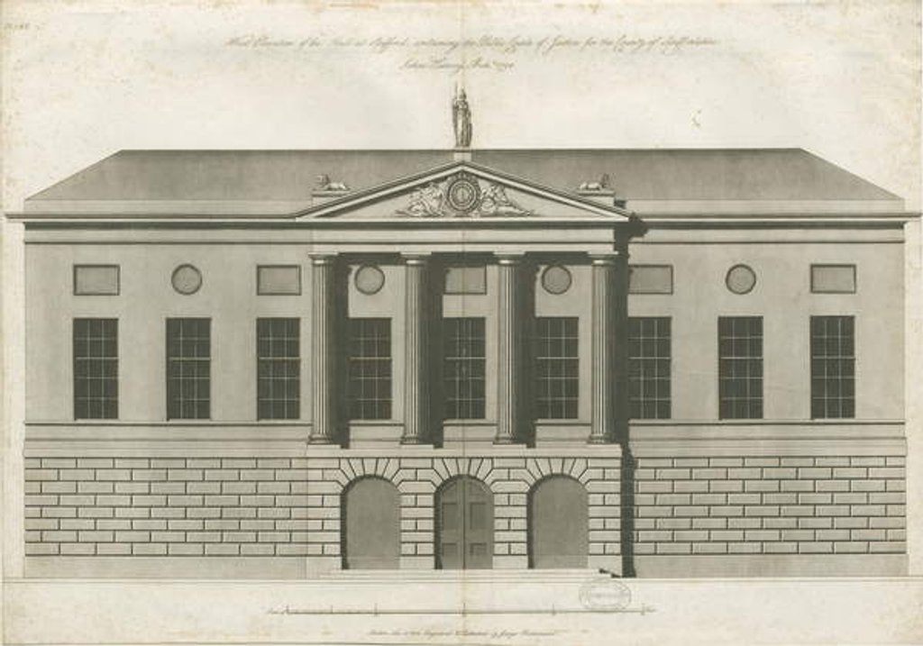 Detail of Stafford - Shire Hall by John Harvey