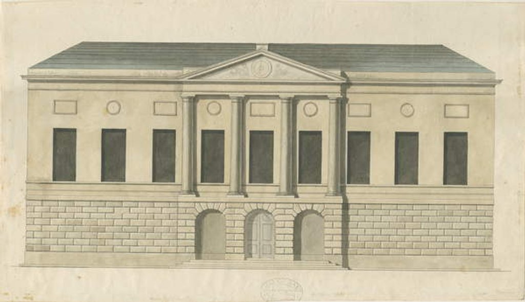 Detail of Stafford - County Gaol by Stebbing Shaw