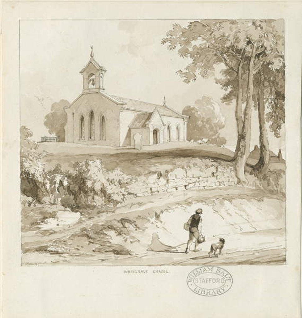 Detail of Stafford - Whitgreave Chapel by Thomas Peploe Wood