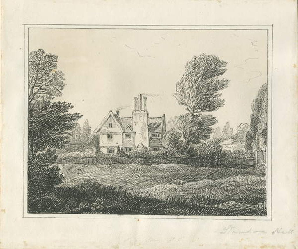 Detail of Standon Hall by Thomas Peploe Wood