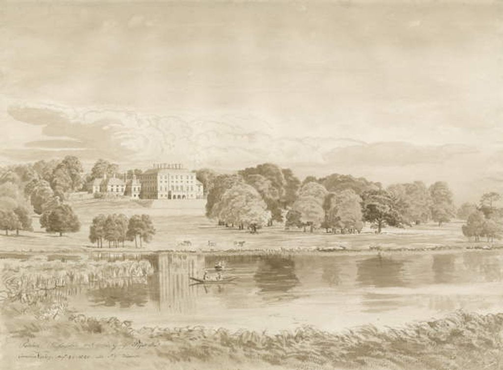 Detail of Patshull House by John Buckler