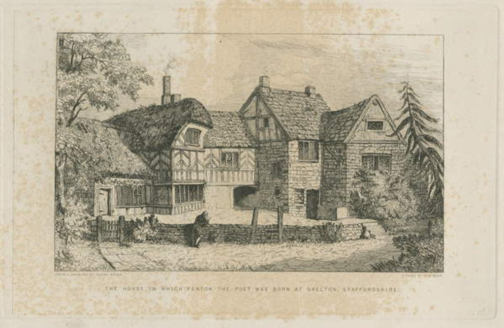 Detail of Shelton - Birth Place of Fenton by Robert William Buss