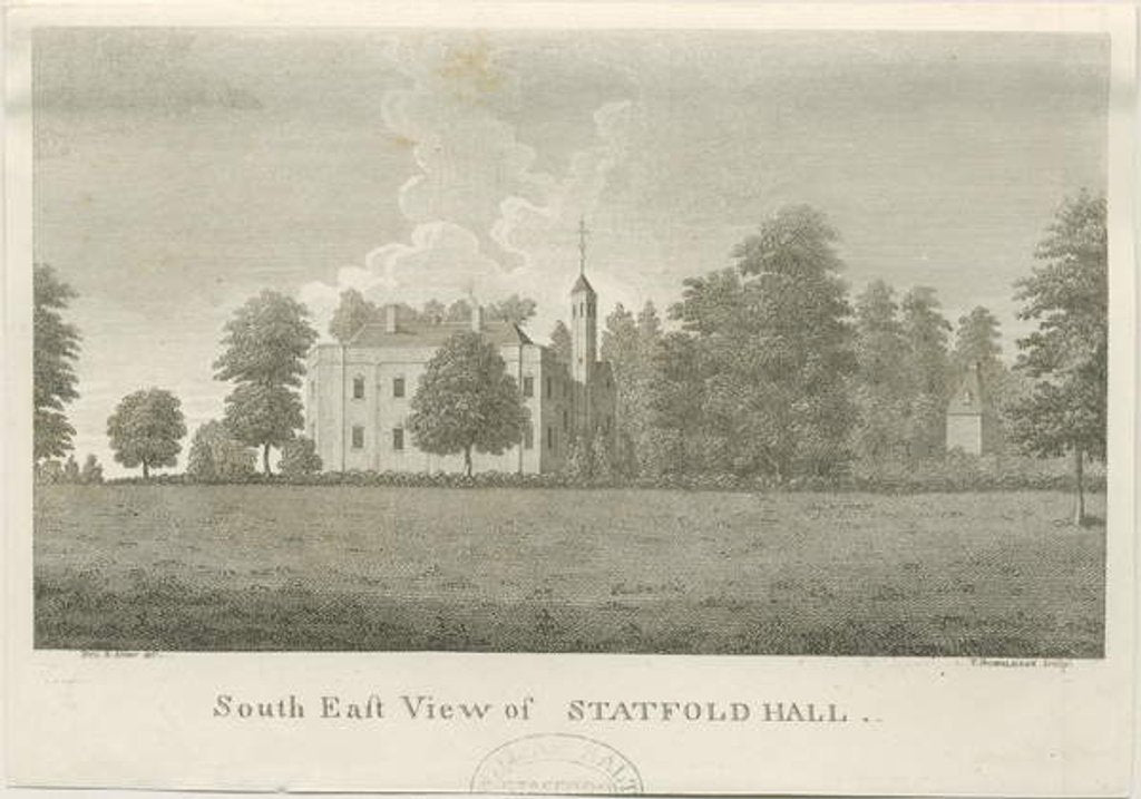 Detail of Statfold Hall by Stebbing Shaw